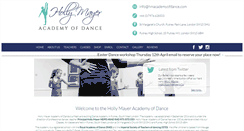Desktop Screenshot of hmacademyofdance.com